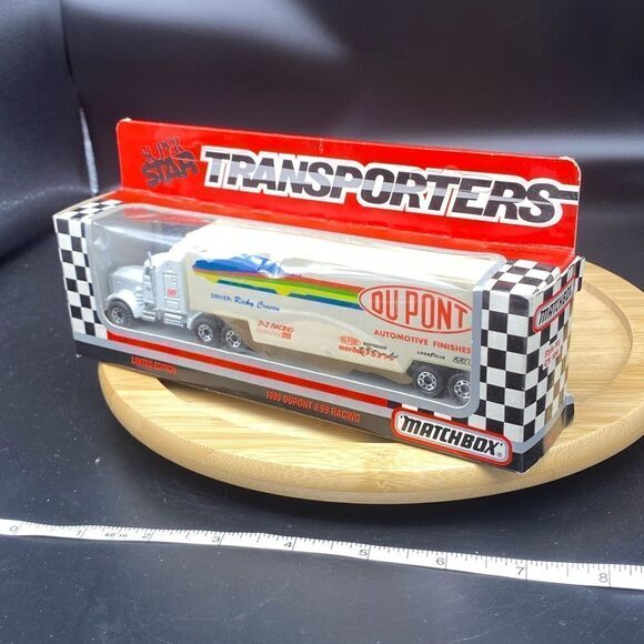 1993 DuPont #99 racing 1:64 scale limited addition semi rig NIOB by Matchbox - Picture 2 of 9